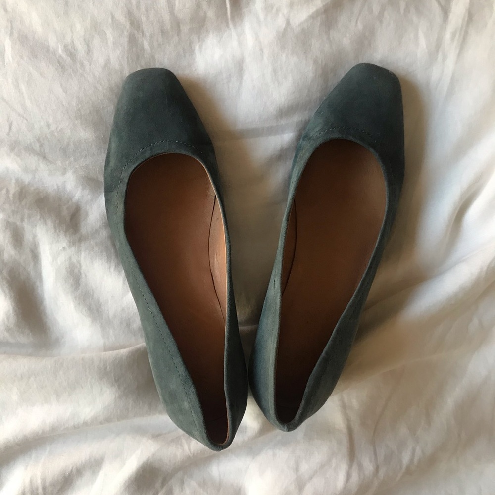 Madewell suede heels
